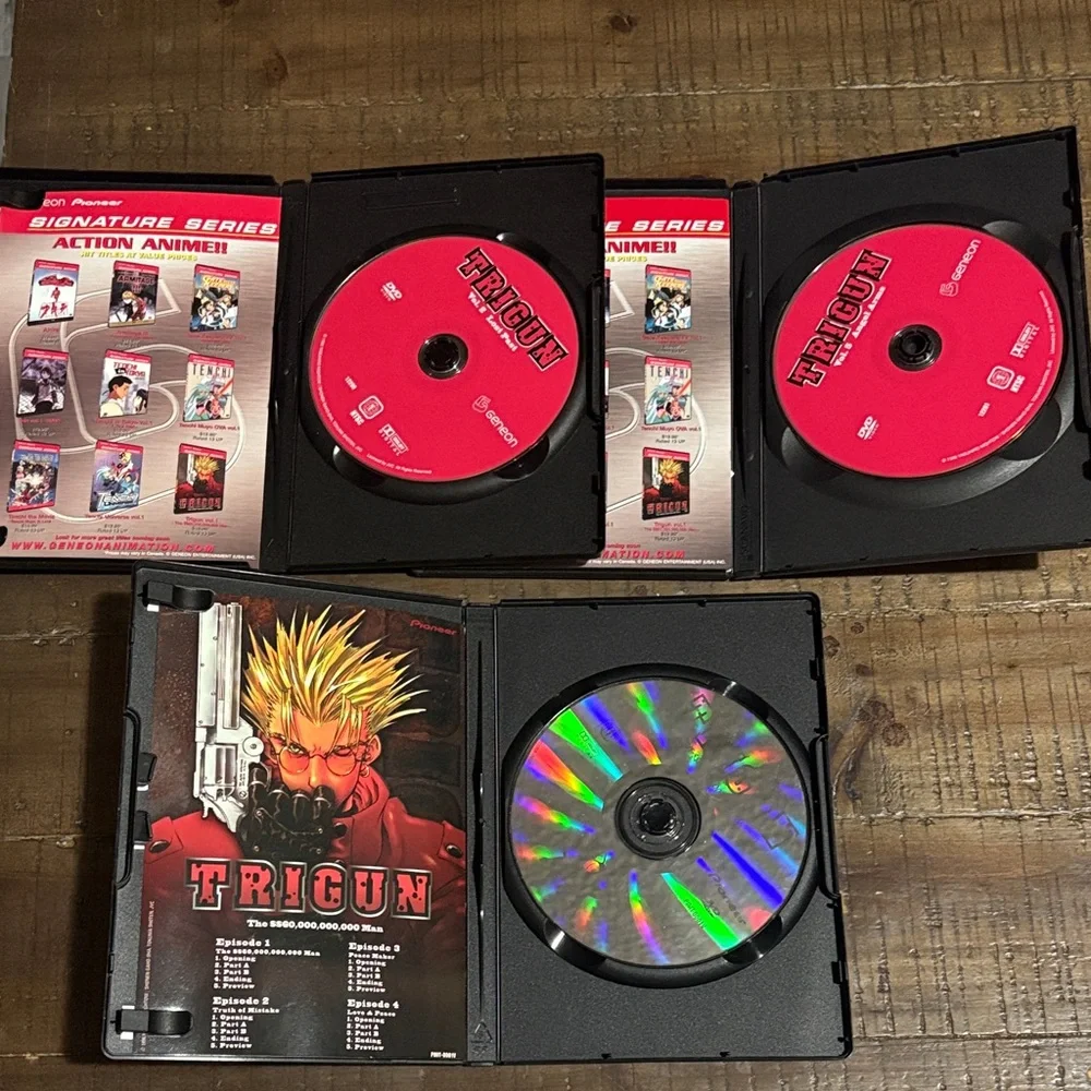 PIONEER Trigun Signature Series DVD Set - Action Anime’s - Picture 3 of 3